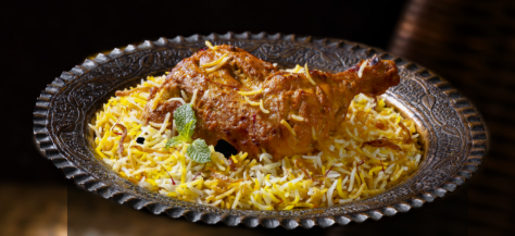 Zafrani Chicken Dum Biryani at The Nawaab's